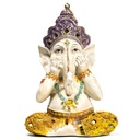 Statue de Ganesh Ne parle pas mal | 15x10x21 cm
