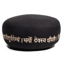 Coussin de méditation Gayatri mantra coton BIO (OCS) | 33x17 cm; ±2300 g