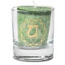 Bougie votive parfumée 4ème chakra en coffret cadeau | 660g