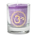 Bougie votive parfumée 7ème chakra en coffret cadeau | 660g