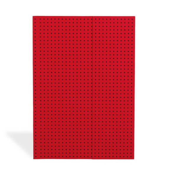 Paper-Oh - Rouge sur Noir - A5 - Non ligné