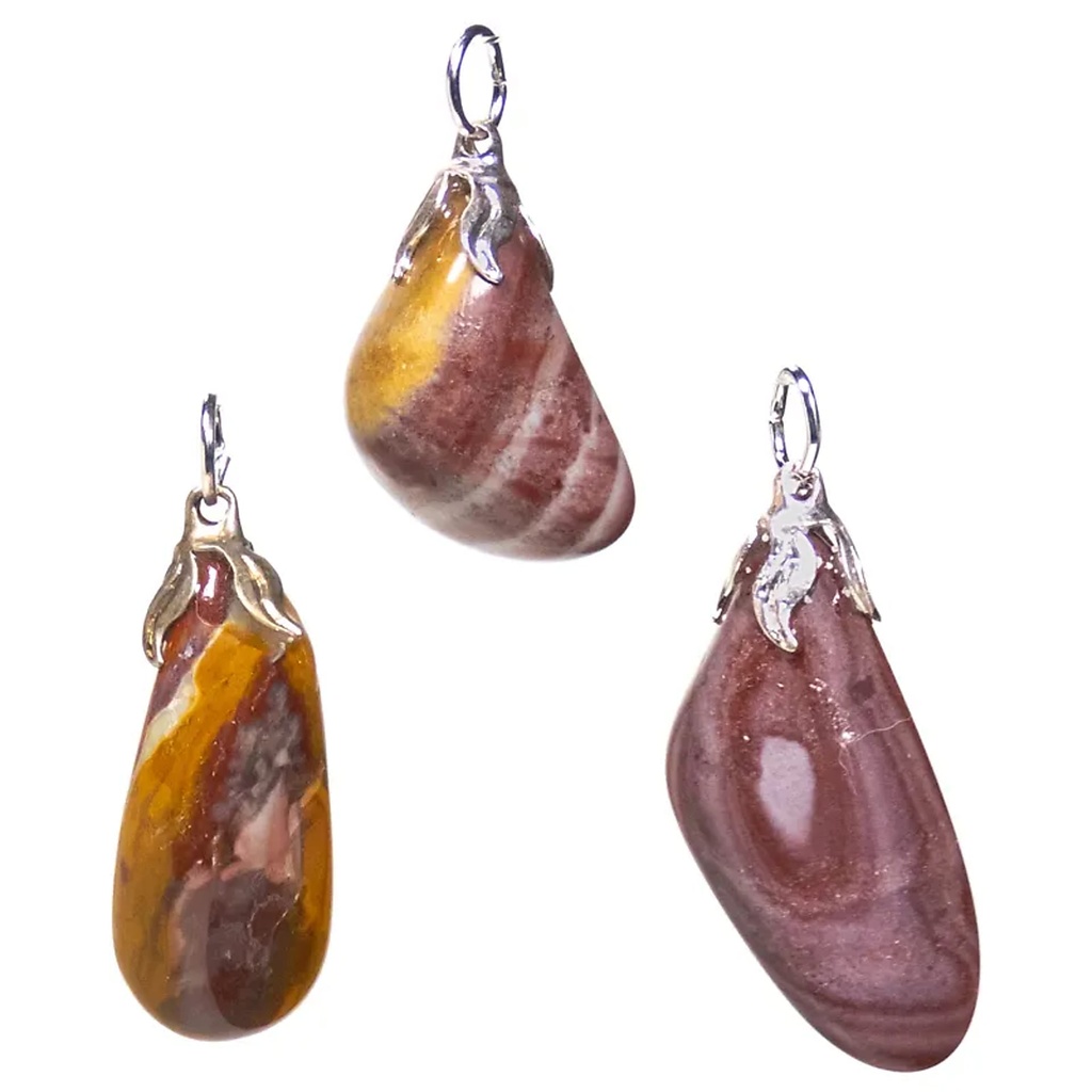 Pendentif pierre gemme Dolomite |±1.5-3cm