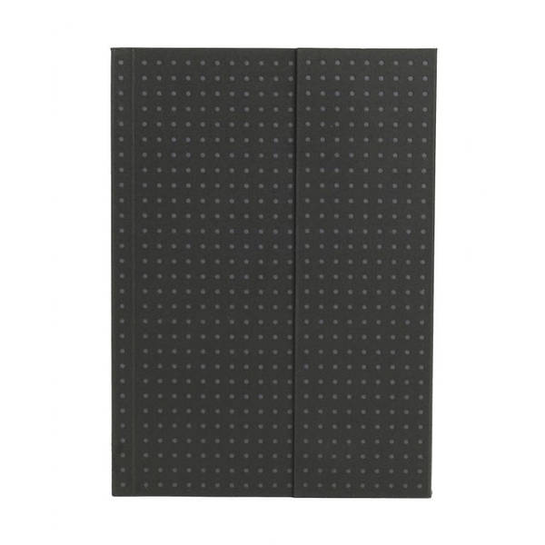 Paper-Oh - Noir sur Gris - A6 - Non ligné