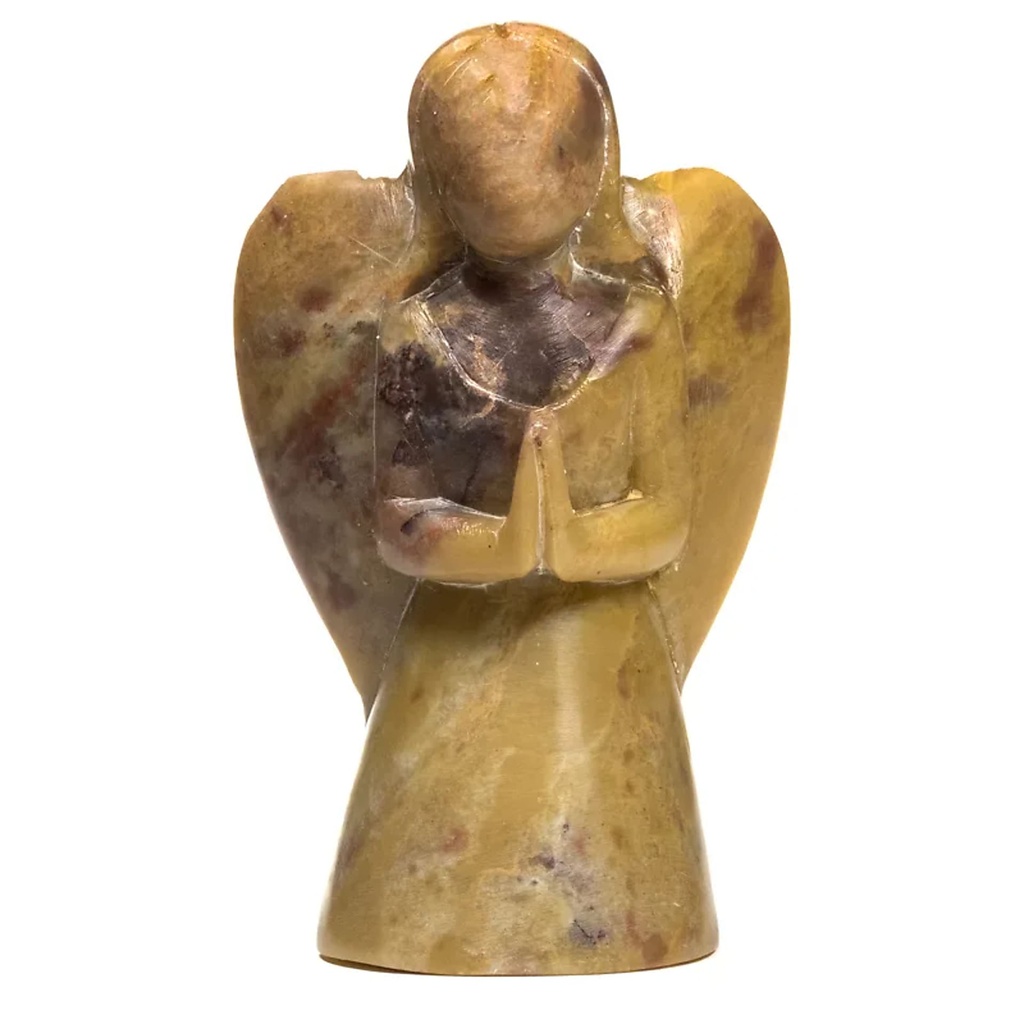 Statuette ange stéatite naturelle | 472 g; 12.5 cm