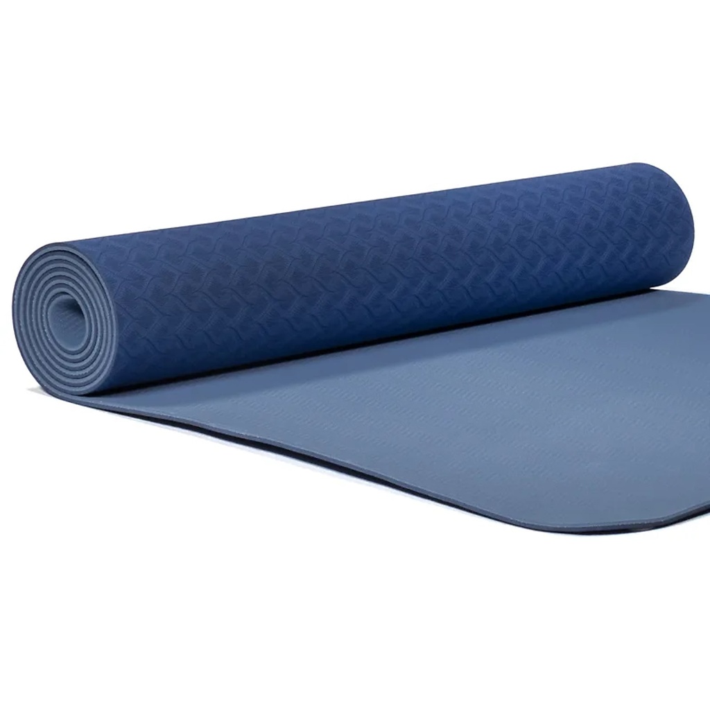 Yogi & Yogini Premium tapis de Yoga TPE bleu