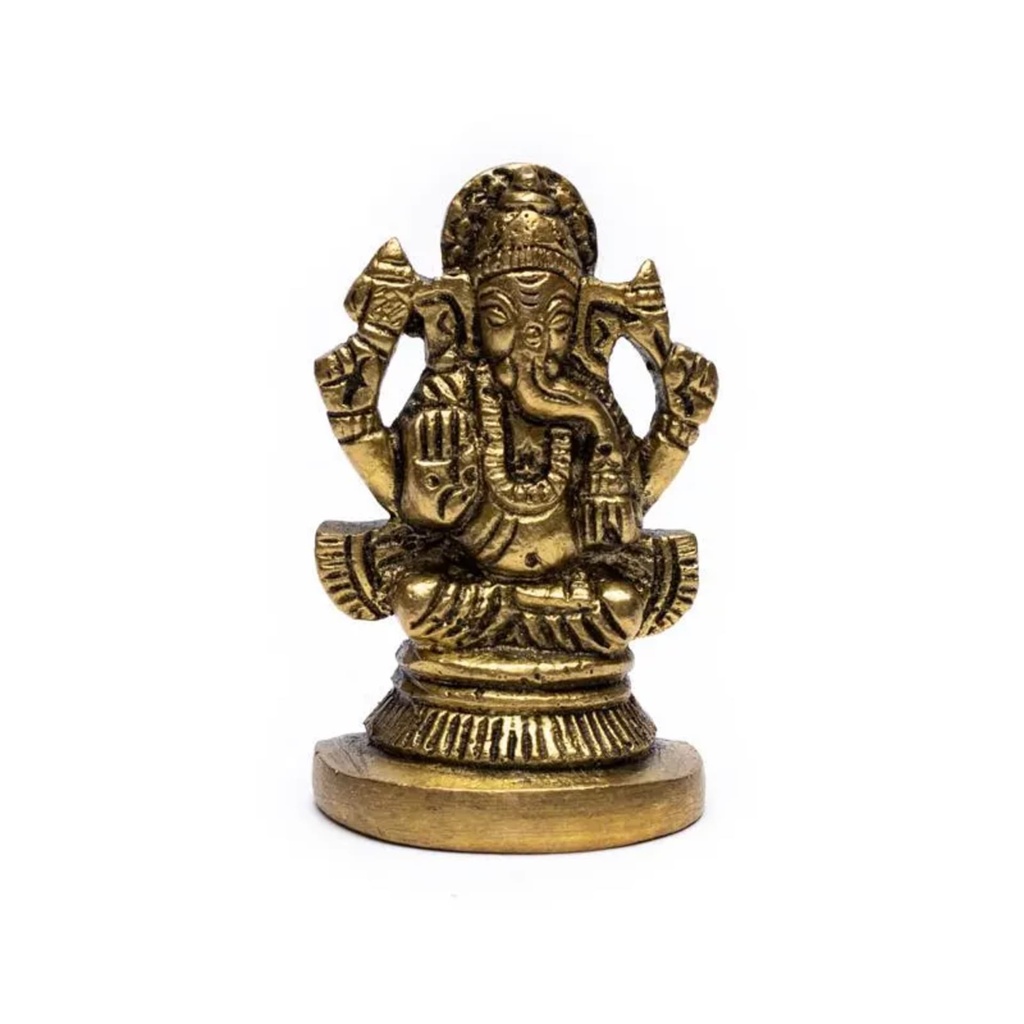 Statue de Dieu hindou du Mercredi Seigneur Ganesh -- 5.5x3.1