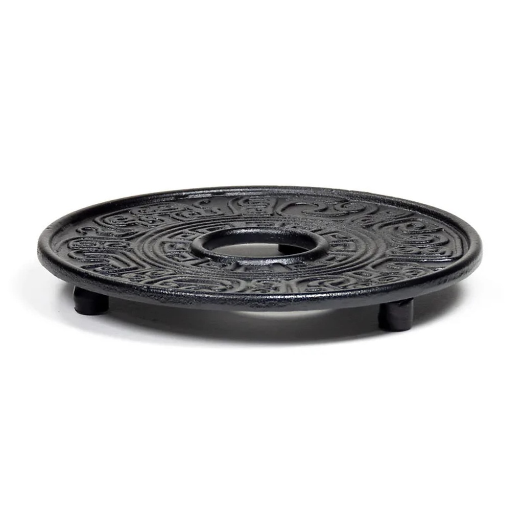Assiette de théière en fonte style japonais  | ±1-2.5 cm