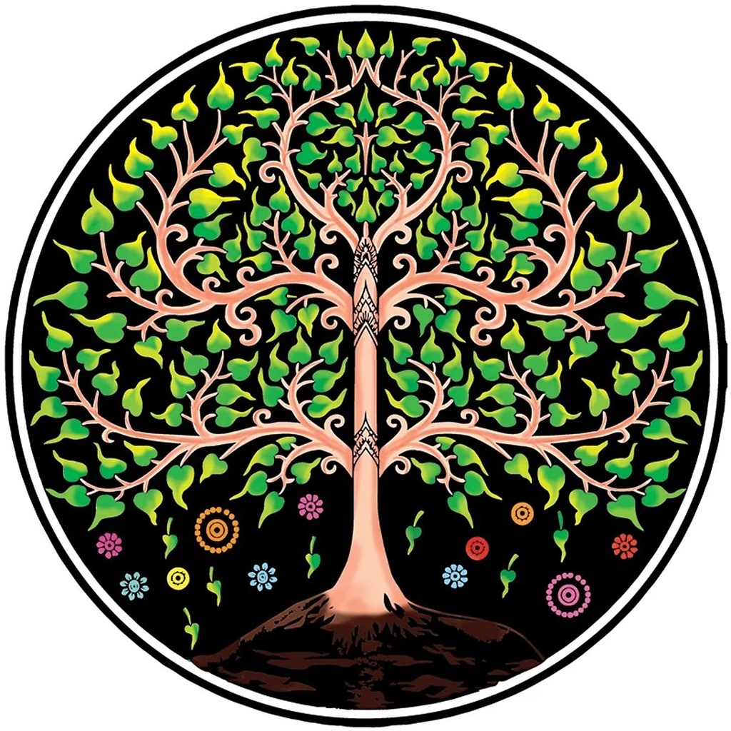Serviette de plage arbre de vie | 150cm; 450-550g