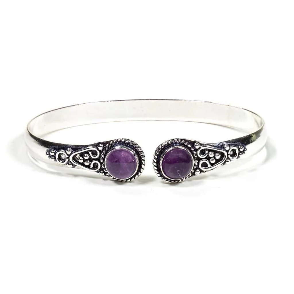 Bracelet avec améthyste | ±6.5cm