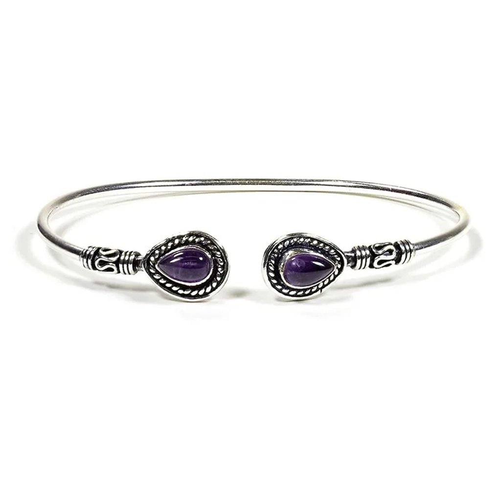 Bracelet améthyste fin | ±0.6cm
