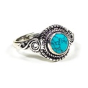 Bague avec turquoise | 1cm