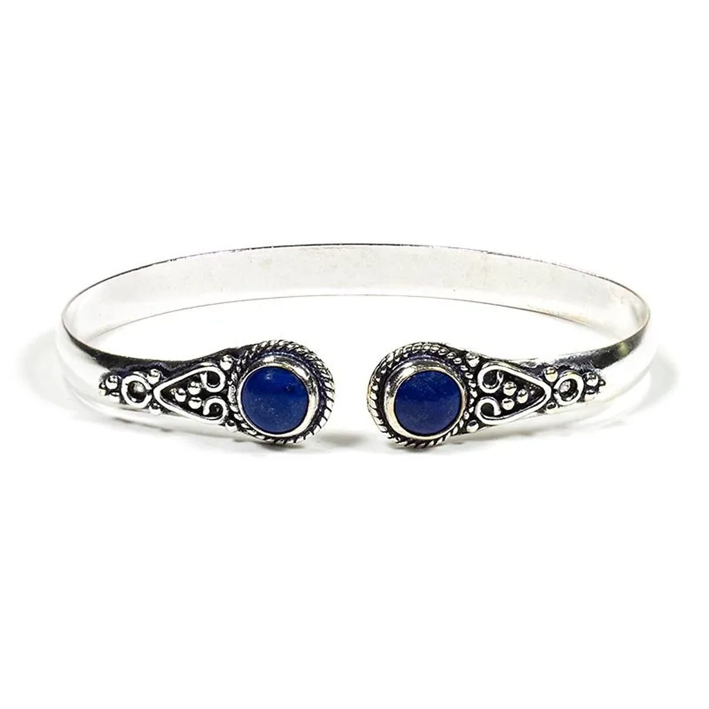 Bracelet avec lapis lazuli | ±6.5cm