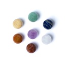 7 Sphères en pierres précieuses Feng Shui chakra | 2 cm