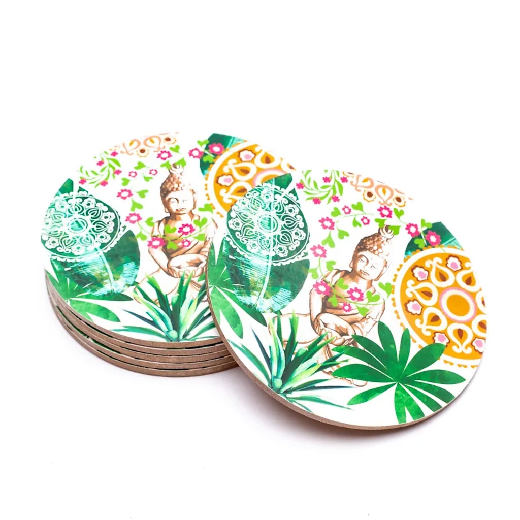 Dessous de verre Buddha paradise set de 6 |152g