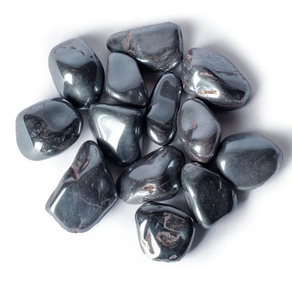 Hématite pierres polies de qualité A | ±4-8 cm; ±500 g