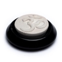 Diffuseur en pierre aromatique Om noire | 7.5cm
