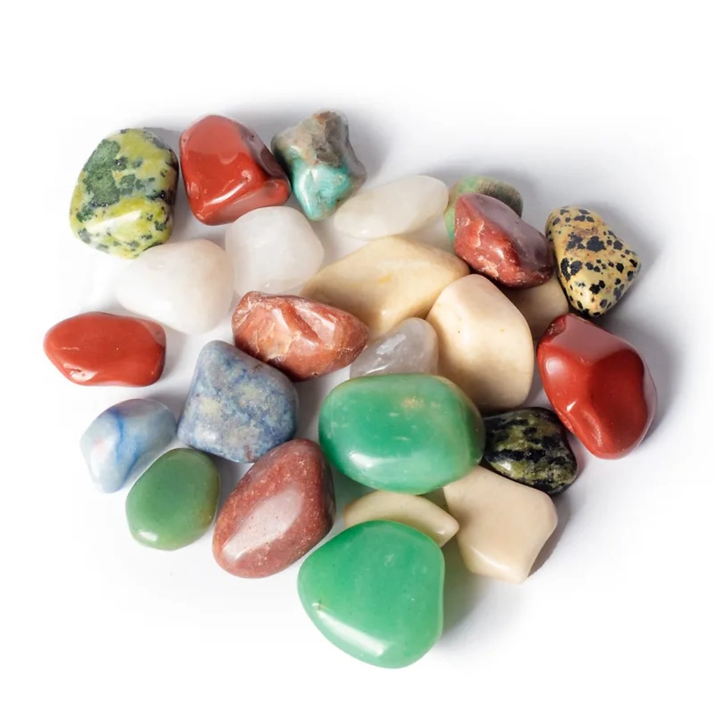 Mix pierres polies Brésil qualité A | ±2-5cm; ±800g