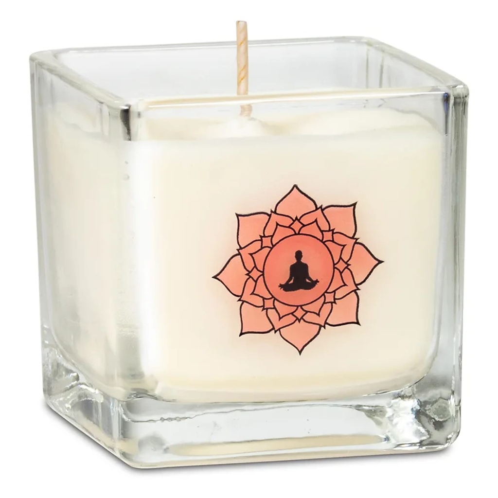 [8720088299272] Bougie parfumée à la cire de colza Méditation  | ±260g; 6x6x6cm