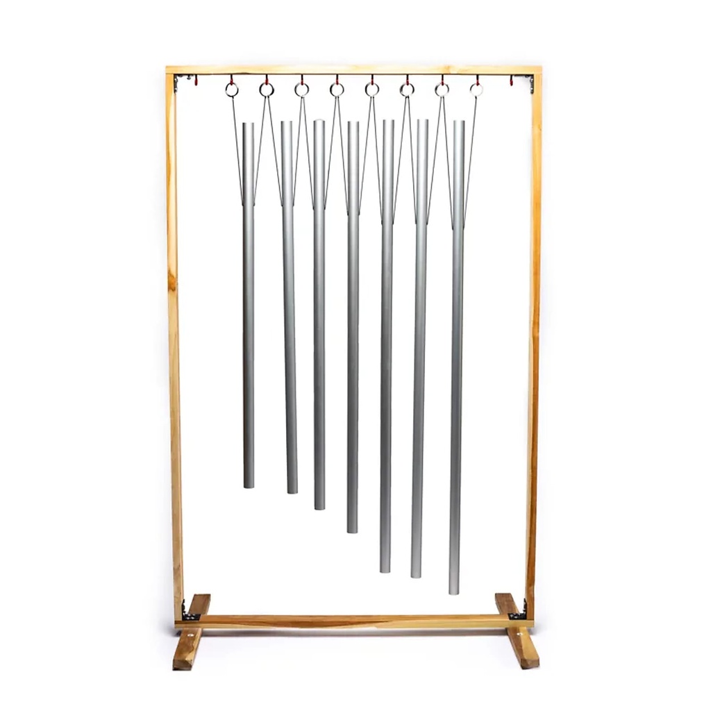 Tubes carillon énergie guérison 7 Chakra support | 83x110 cm