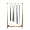 Tubes carillon énergie guérison 7 Chakra support | 83x110 cm