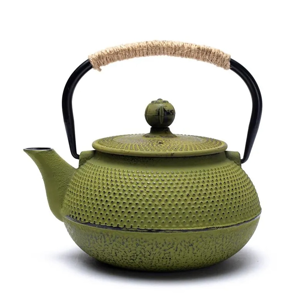 Théière émaillée Tetsukyusu 0,6 litre verte