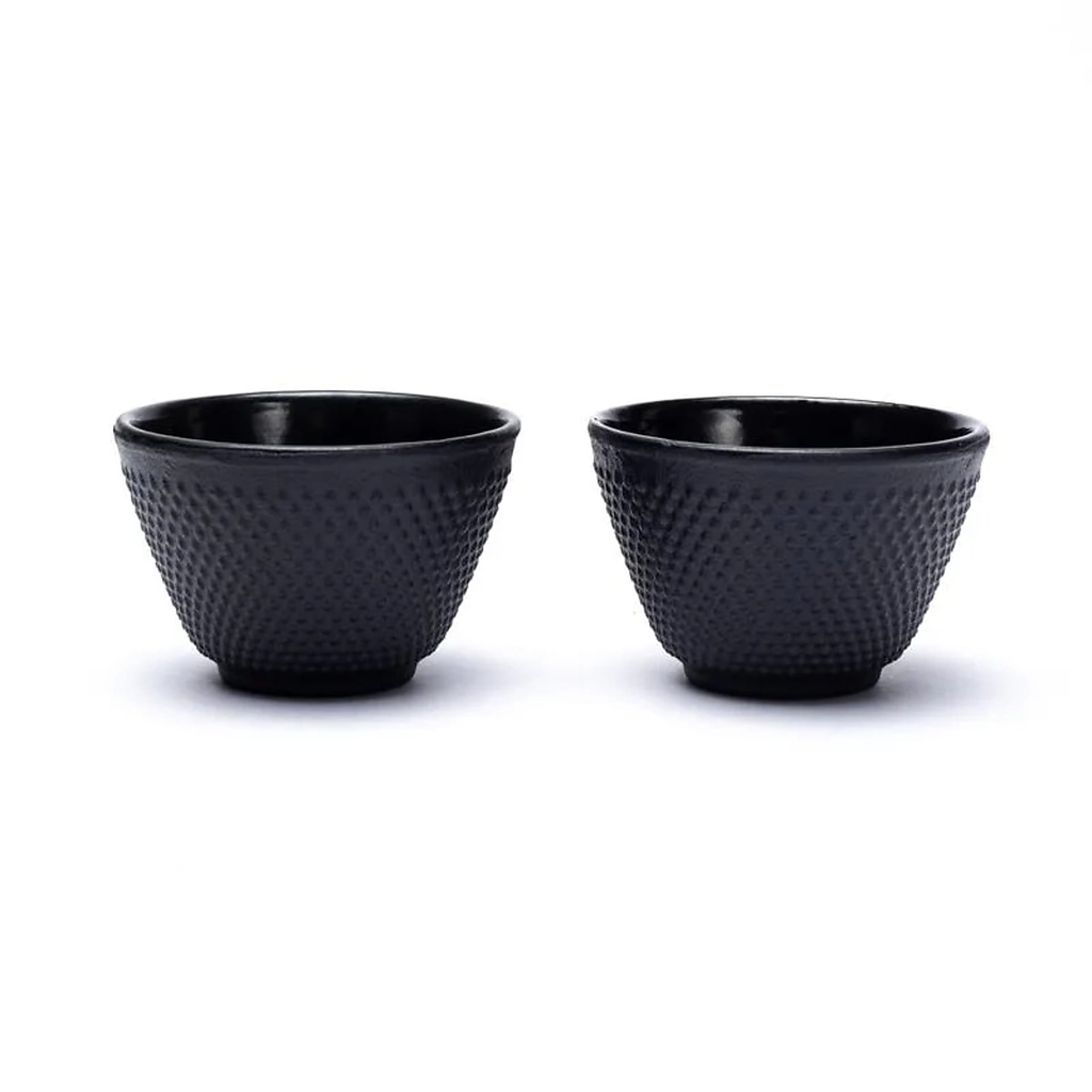 Set de 2 tasses à thé émaillées de style japonais | 120 ml; 5.5x8cm