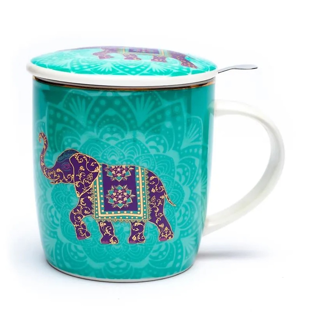 Tasse Infuseur à Thé  Éléphant Indien |  ±400 ml