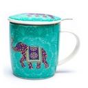 Tasse Infuseur à Thé  Éléphant Indien |  ±400 ml