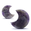 Pierre en forme de lune améthyste | 4 cm