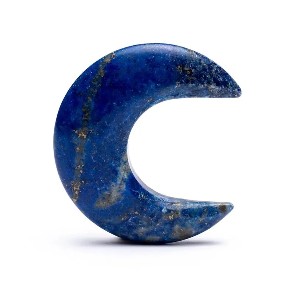 Pierre en forme de lune lapis lazuli | 4 cm
