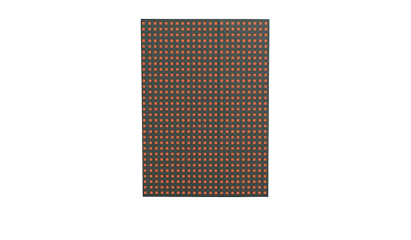 Paper-Oh - Gris sur Orange - A4 - Non ligné