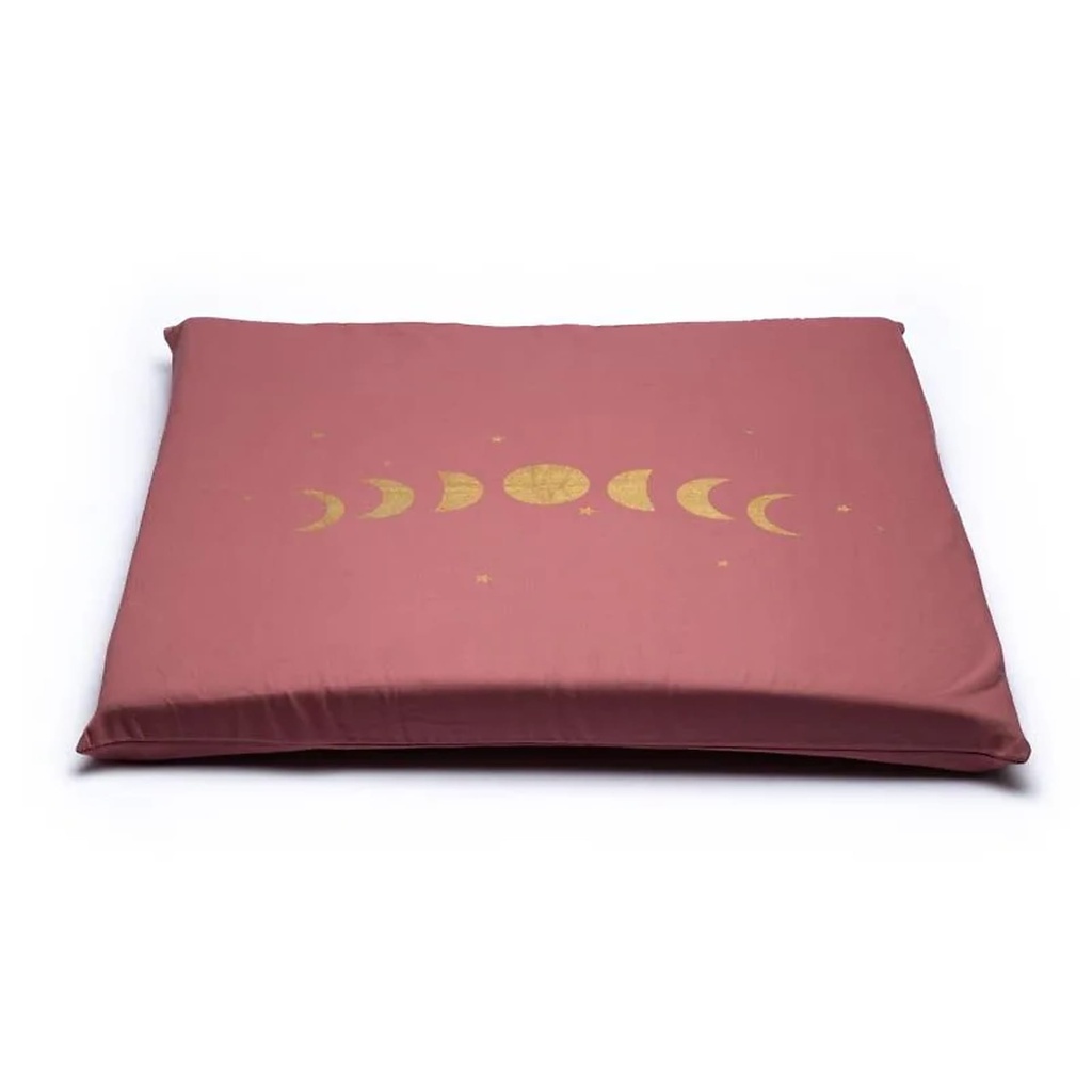 Housse de tapis de méditation Phase de Lune BIO (GOTS) | 65x65x5cm; 239g