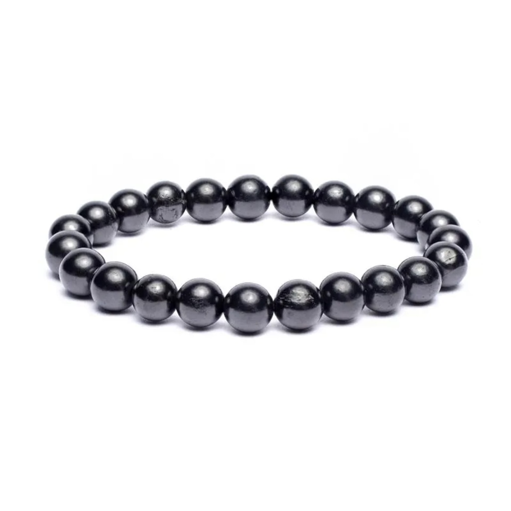 Bracelet élastique en Shungite - 0,8 cm; 8cm