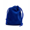 Sac cadeau velours bleu XS | 7x9cm