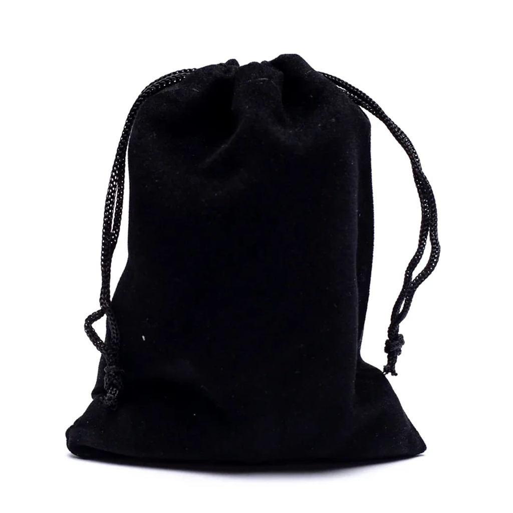 Sac cadeau velours noir S | 10x14cm