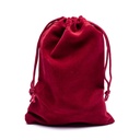 Sac cadeau velours bordeaux S | 10x14cm