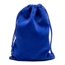 Sac cadeau velours bleu M | 13x18cm