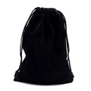 Sac cadeau velours noir M | 13x18cm