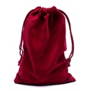 Sac cadeau velours bordeaux M | 13x18cm