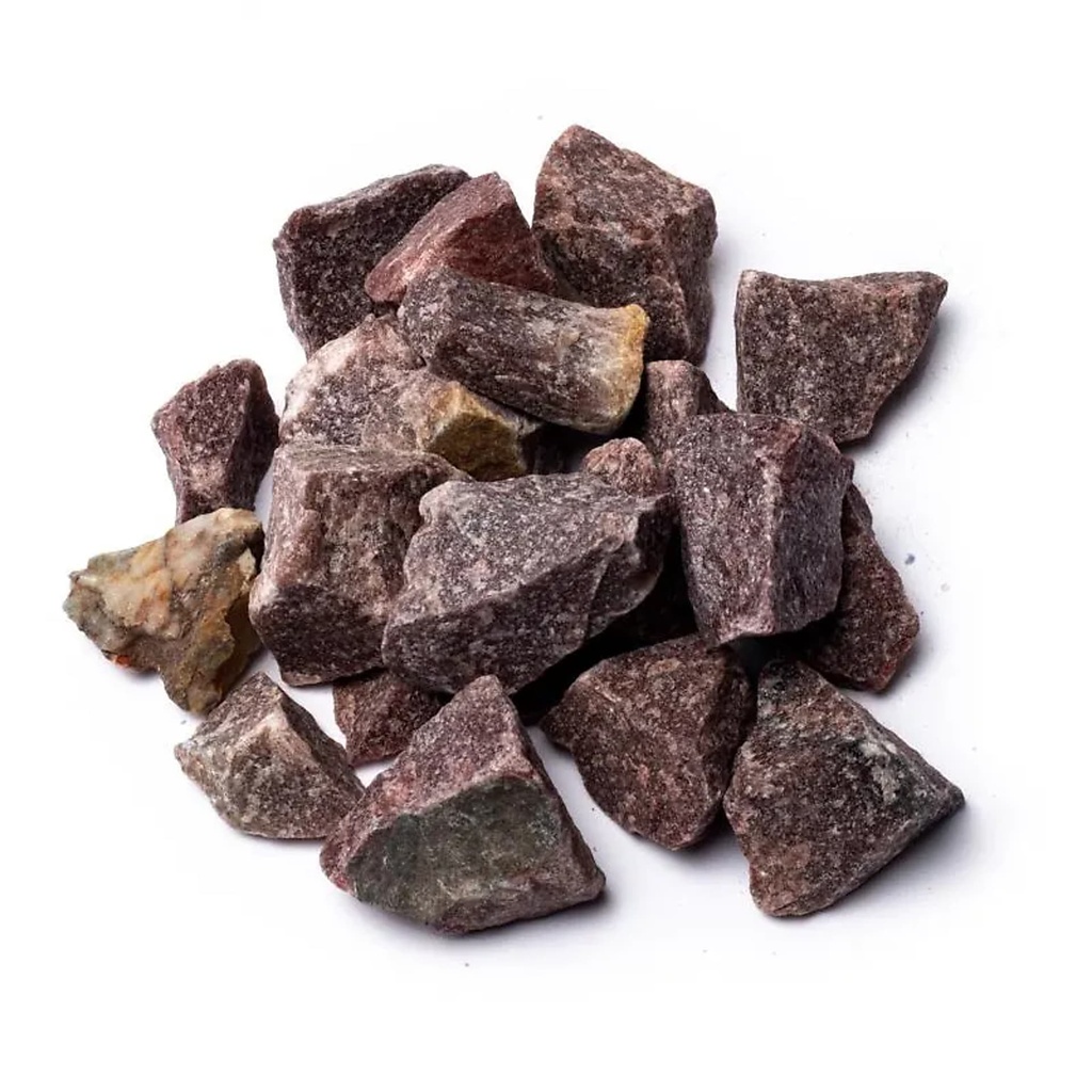 Aventurine rouge brute - ±1000g; ±4-6cm