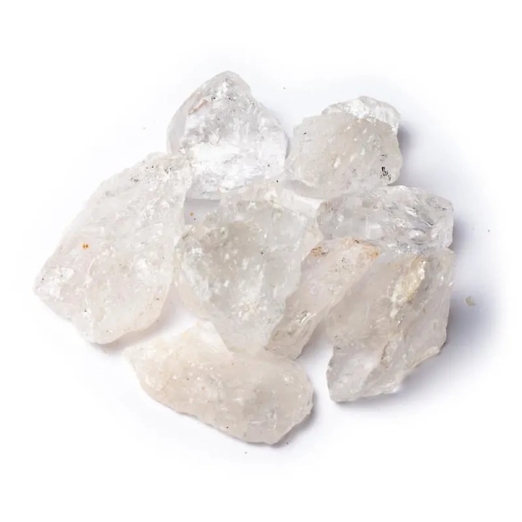 Cristal de roche brut | ±4-8cm; ±1000g