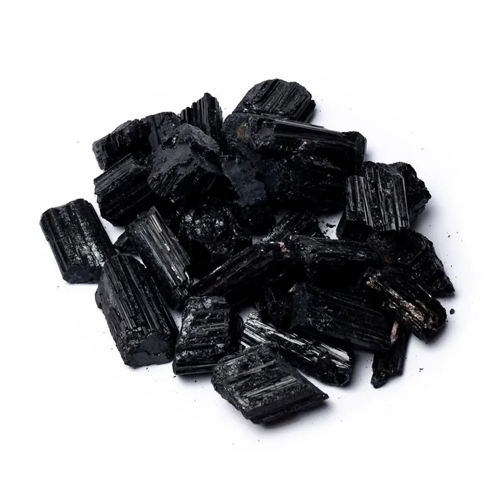 Tourmaline noire brute | ±1000g; ±4-6cm