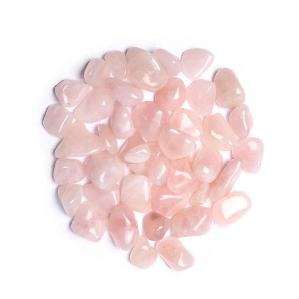 Quartz rose pierre polie de qualité A |- ± 1000g; ±2-5cm