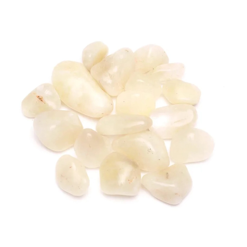 Cristal de roche & soufre  pierres polies de qualité A --