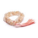 Mala Aventurine rose avec pompon | 0.8cm