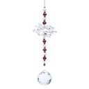 Lotus et sphère en cristal Feng Shui | 31cm