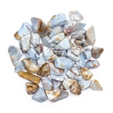 Calcédoine mélange de pierres roulées qual A | ±500g; ±3-4cm