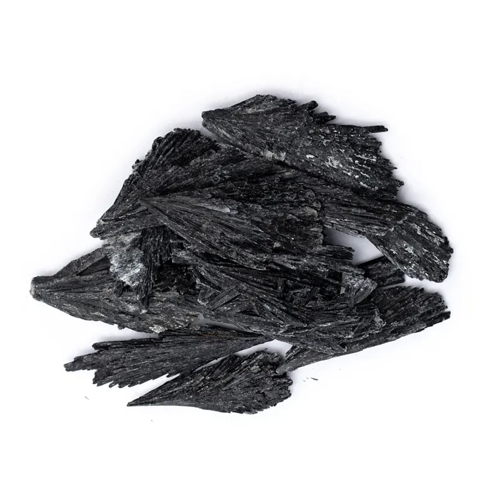 Cyanite noire brute | ±4-9cm; ±500g