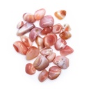 Agate abricot pierres roulées qualité A | ±250g; ±3-4cm