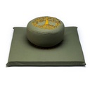 SET de Méditation Arbre de Vie coton BIO (OCS) | 65x65x5 cm; ±2500 g